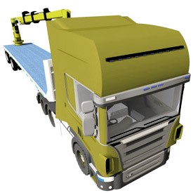 Scania Crane 3D Object | FREE Artlantis Objects Download